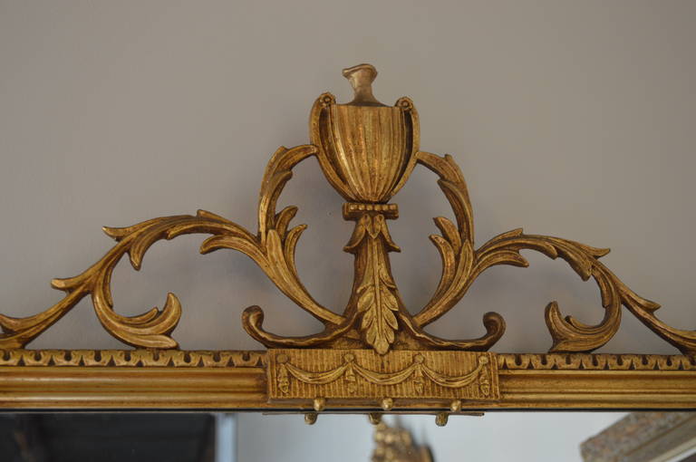 Neoclassical Neoclassic Style Gilded Mirror