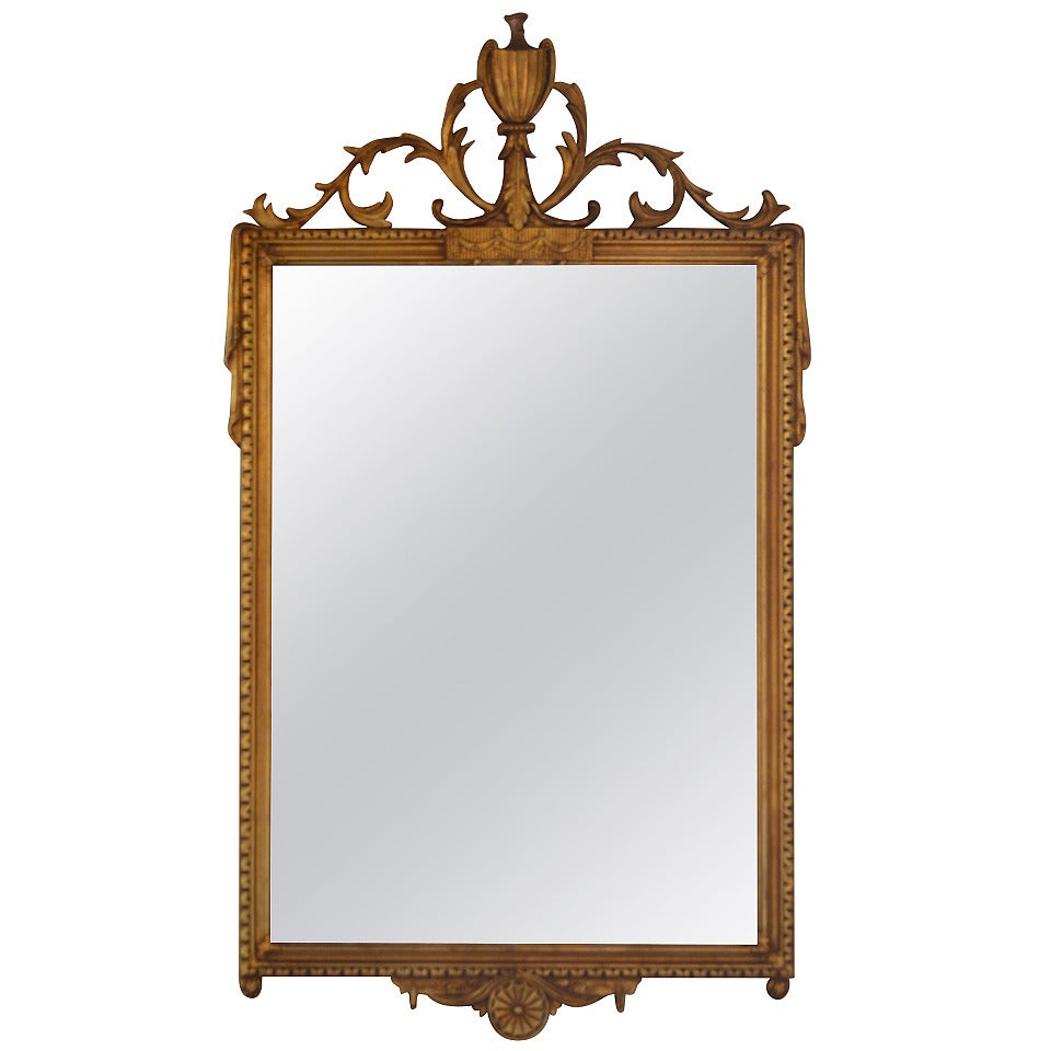 Neoclassic Style Gilded Mirror