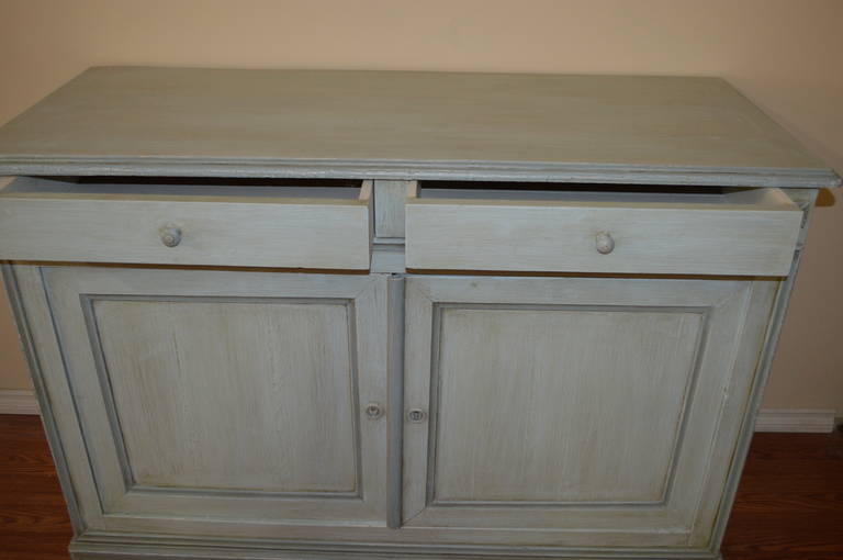 Oak Louis Philippe Period Painted Sideboard For Sale