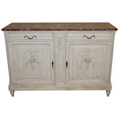 Louis XVI Style Painted Buffet 11