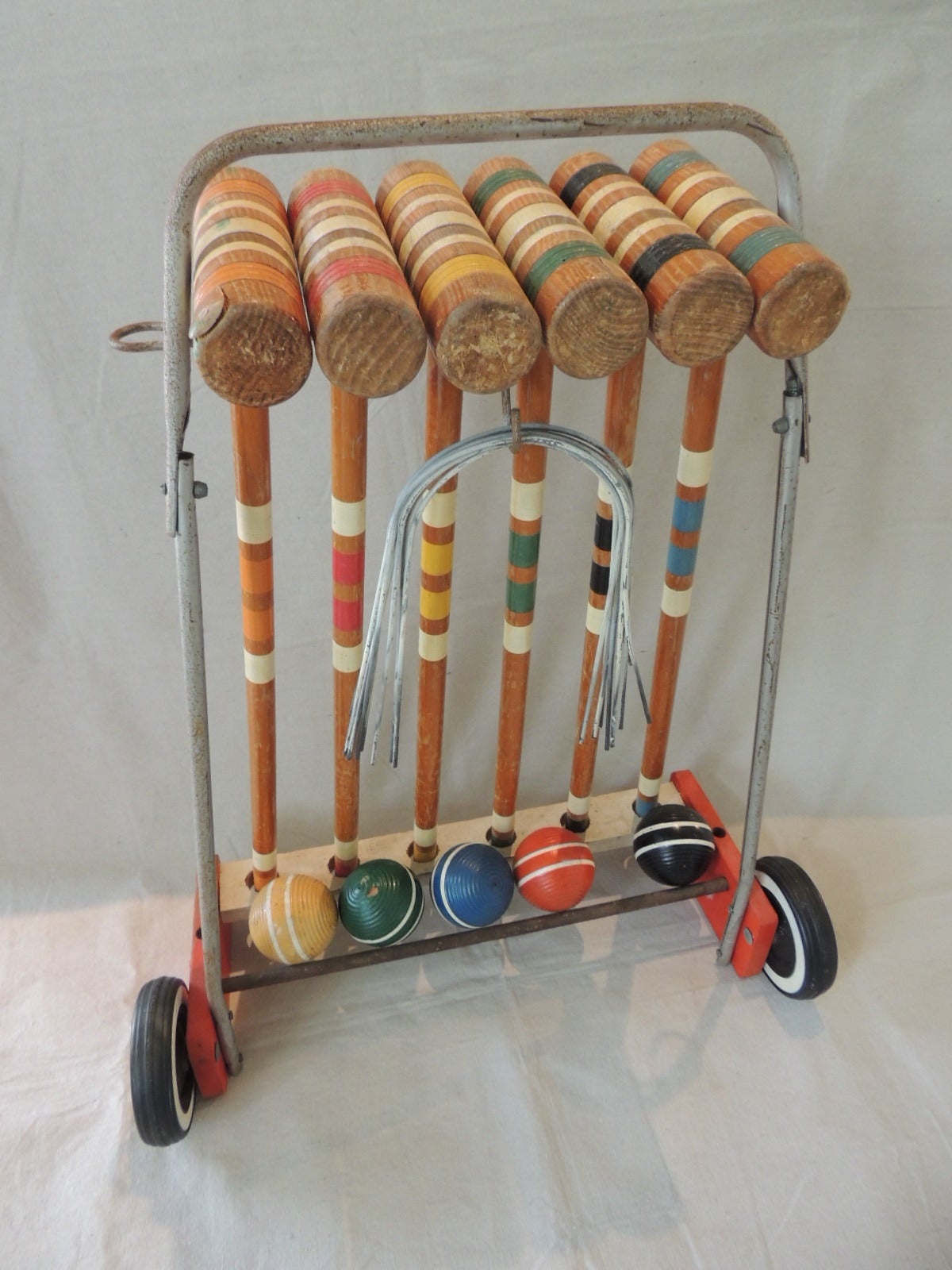 Croquet Set on Stand at 1stdibs