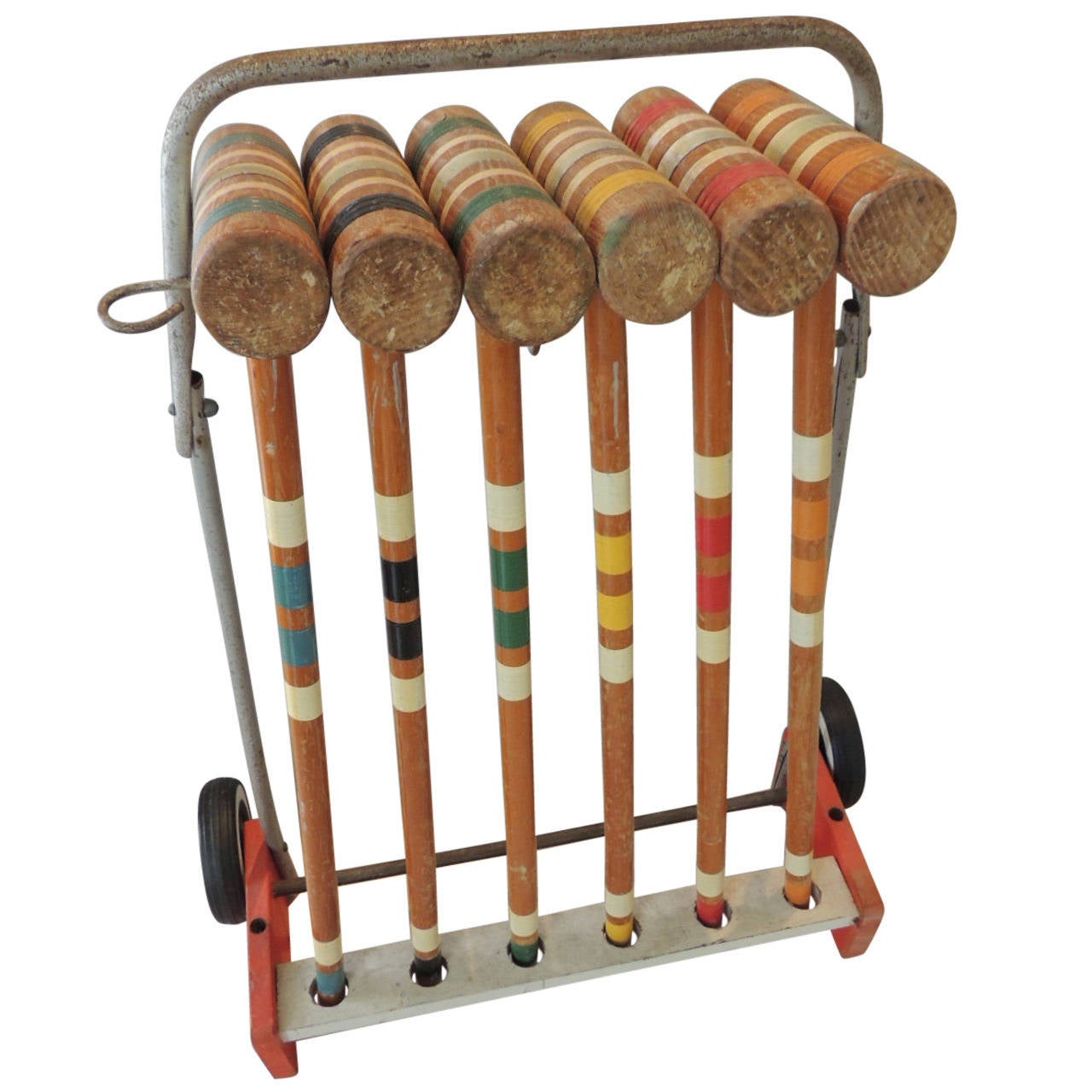 Croquet Set on Stand at 1stdibs