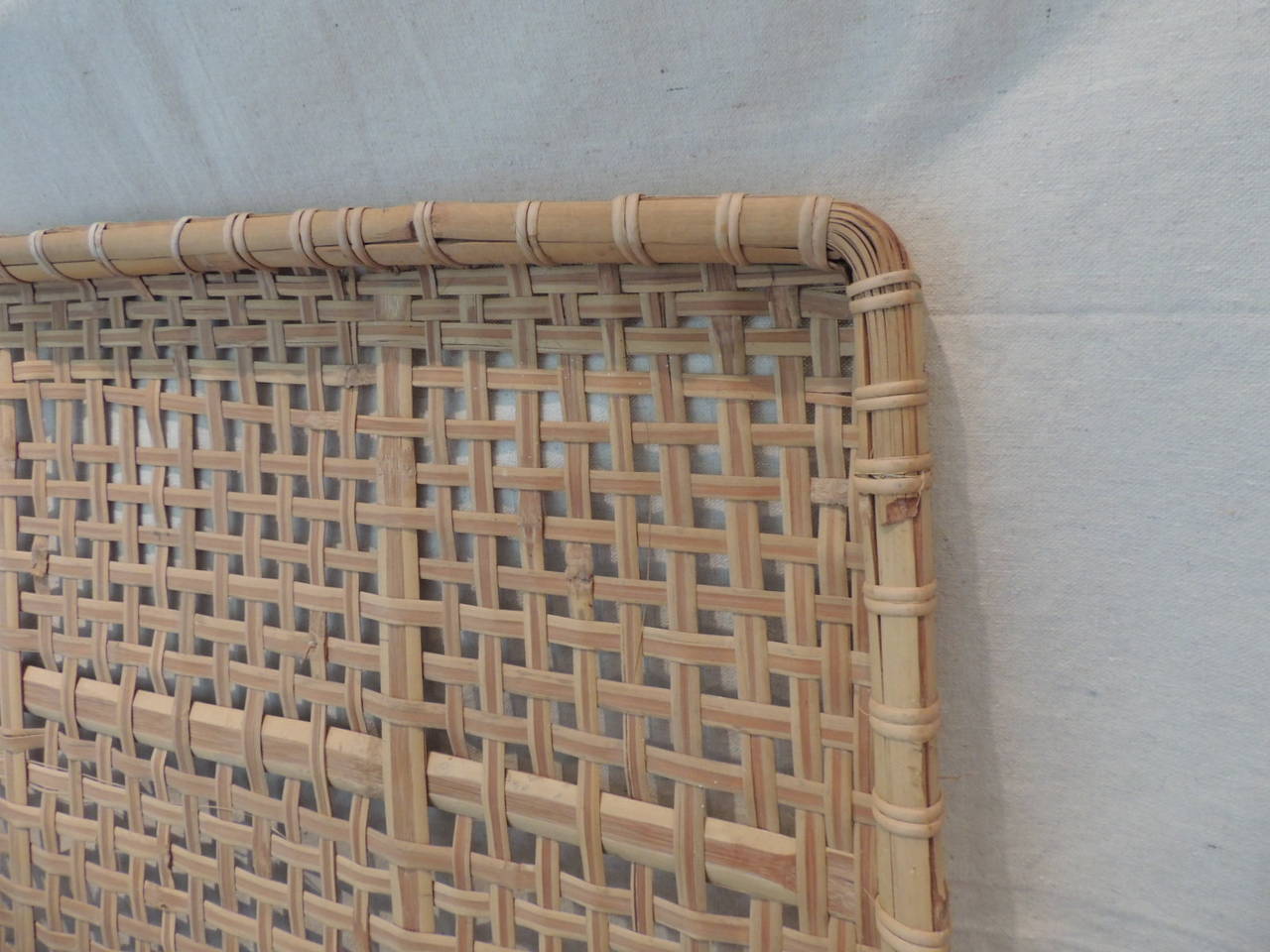 Vintage flat weave (tobacco leaf drying) basket.