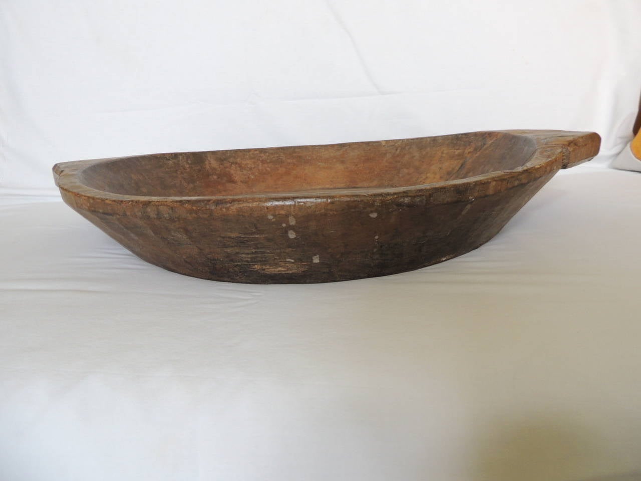 Javanese Large Decorative Wood Bowl