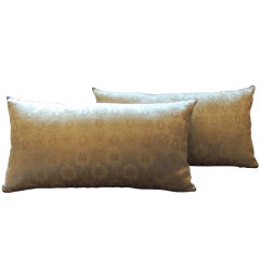 Pair of Japanese Silk Pillows.