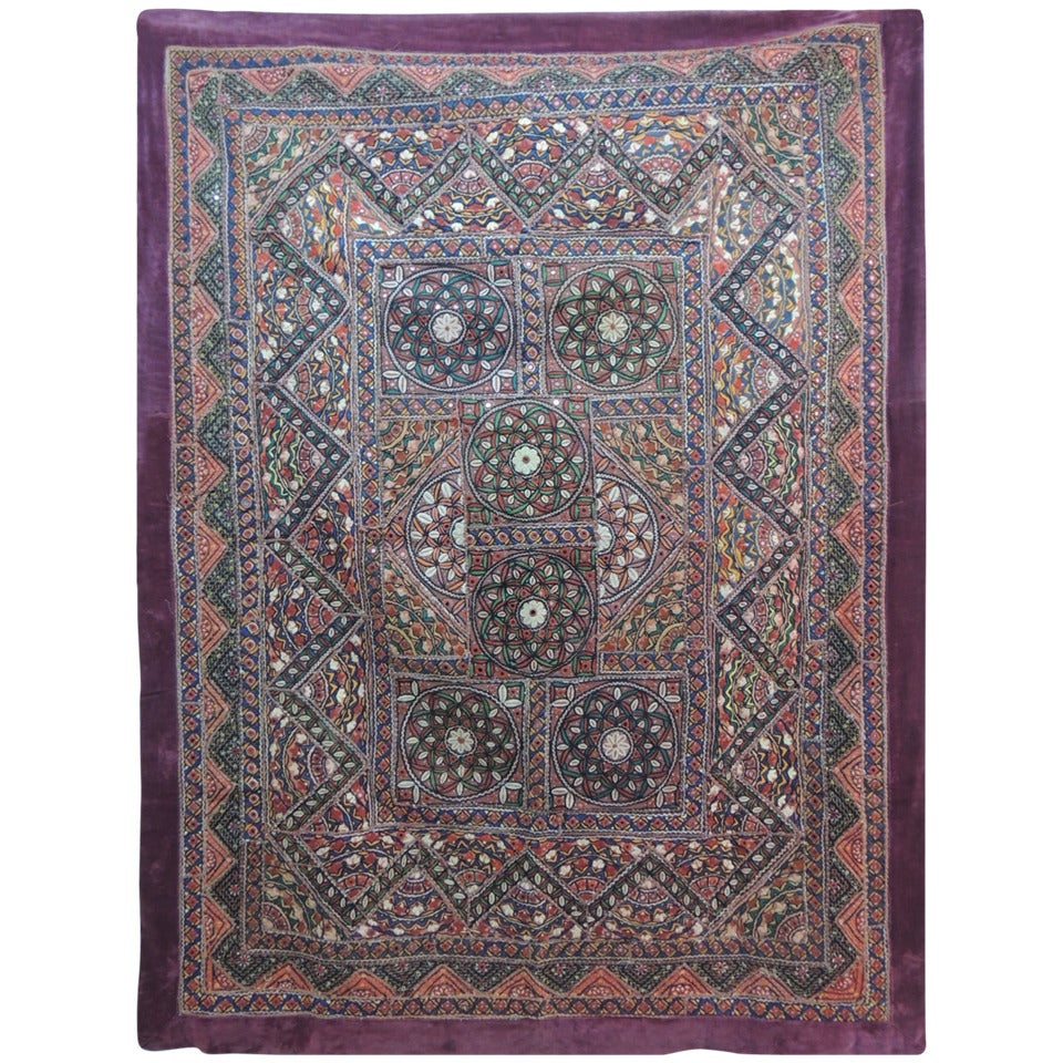 Large "Chakla" Wall Hanging Tapestry Textile