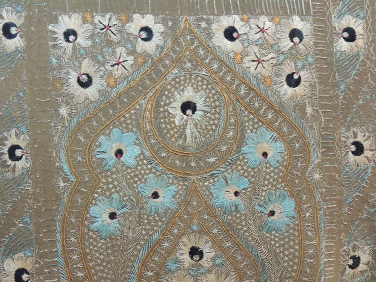 Embroidery Artisanal Antique Suzani Wall Hanging Tapestry 1