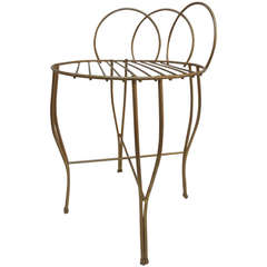 Vintage Deco Vanity Stool.
