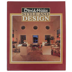 Interior Designer David Hicks Style & Design First Edition Book 1987.