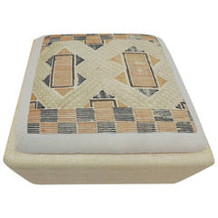 Vintage African Kuba Ottoman #2