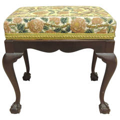Bench in Antique Tapestry Upholstery.