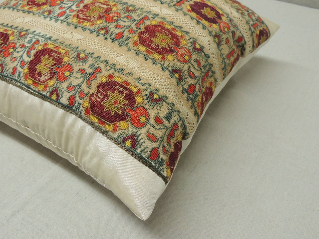 Turkish Embroidery Pillow For Sale at 1stdibs