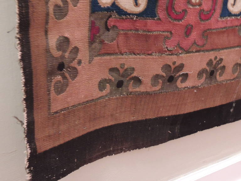 Hand-Crafted Antique Aubusson Tapestry/Portier.