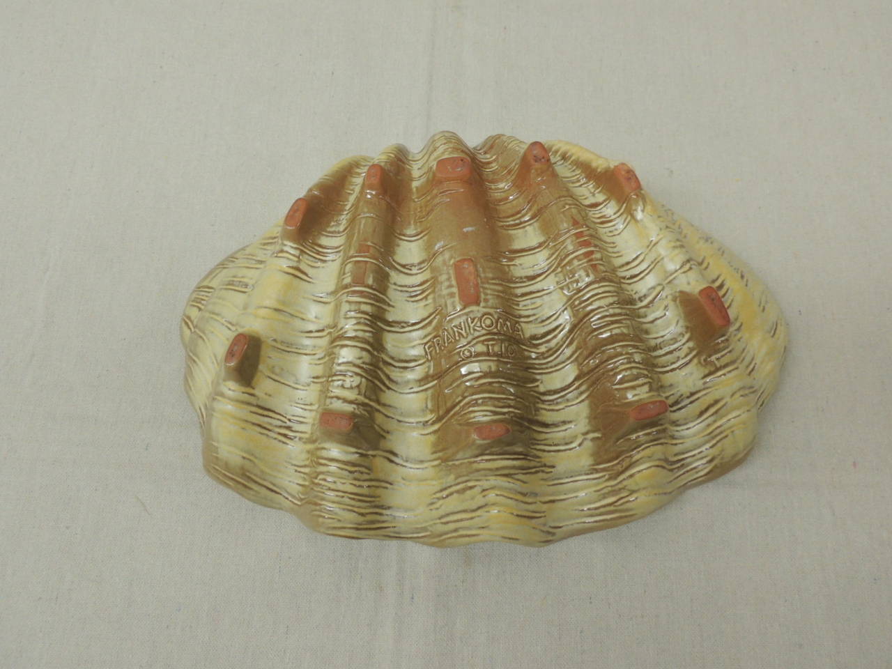 American Ceramic Clam Shell Decorative Serving Dish