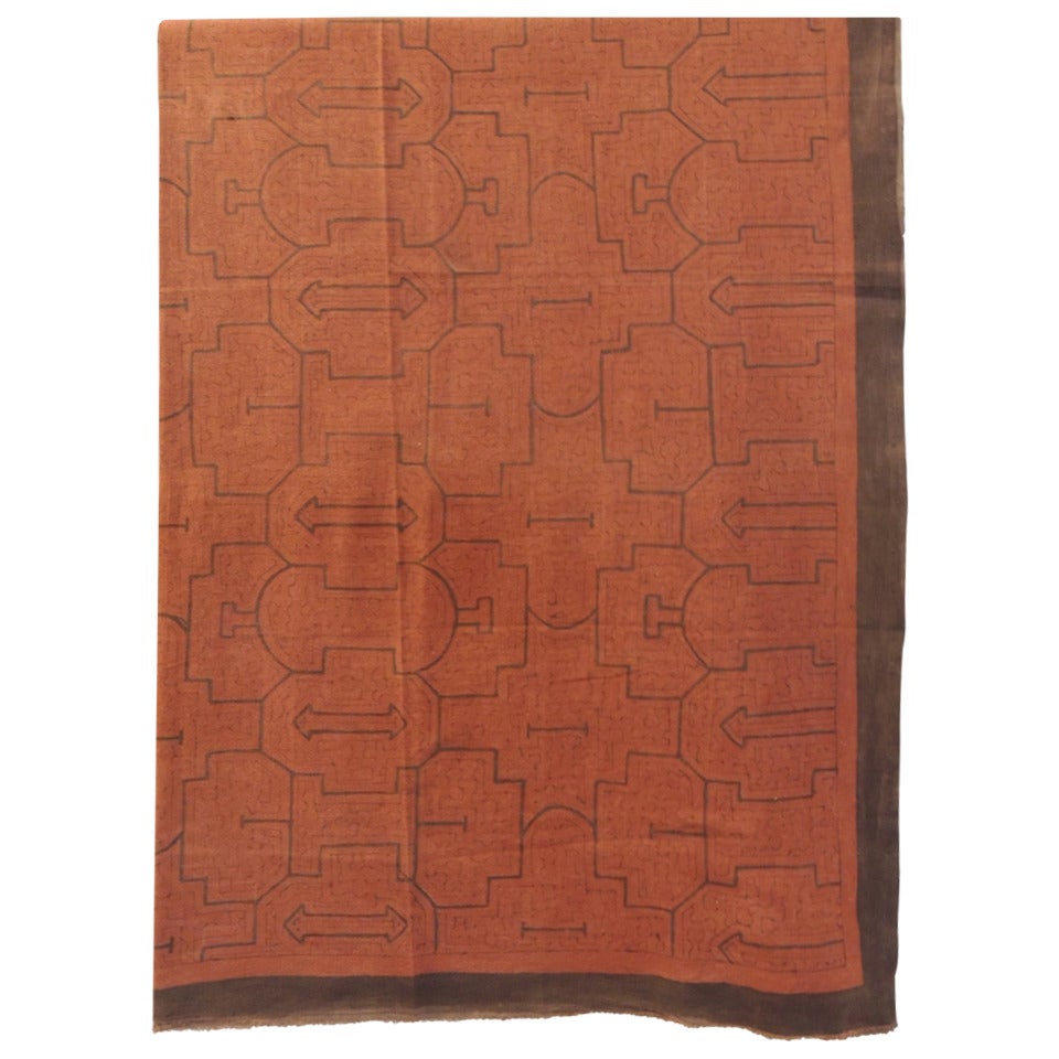 19th c. Antique South American Folk Art Textile.