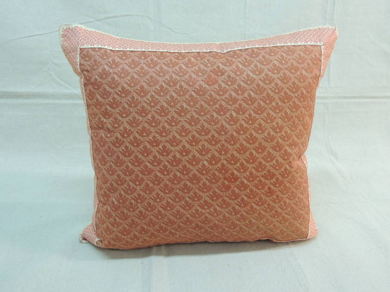 Vintage Fortuny pillow in 