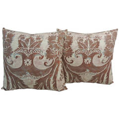 Pair of Antique Fortuny Pillows