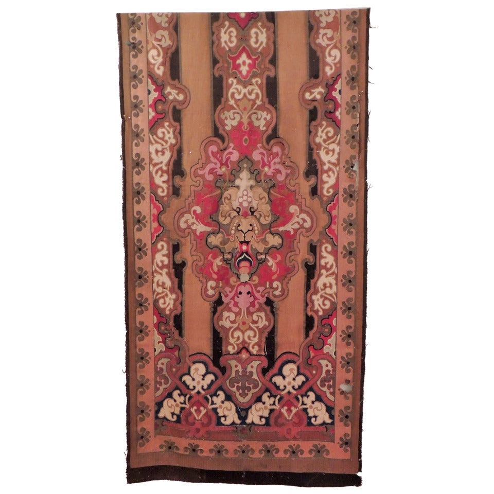 Antique Aubusson Tapestry/Portier.