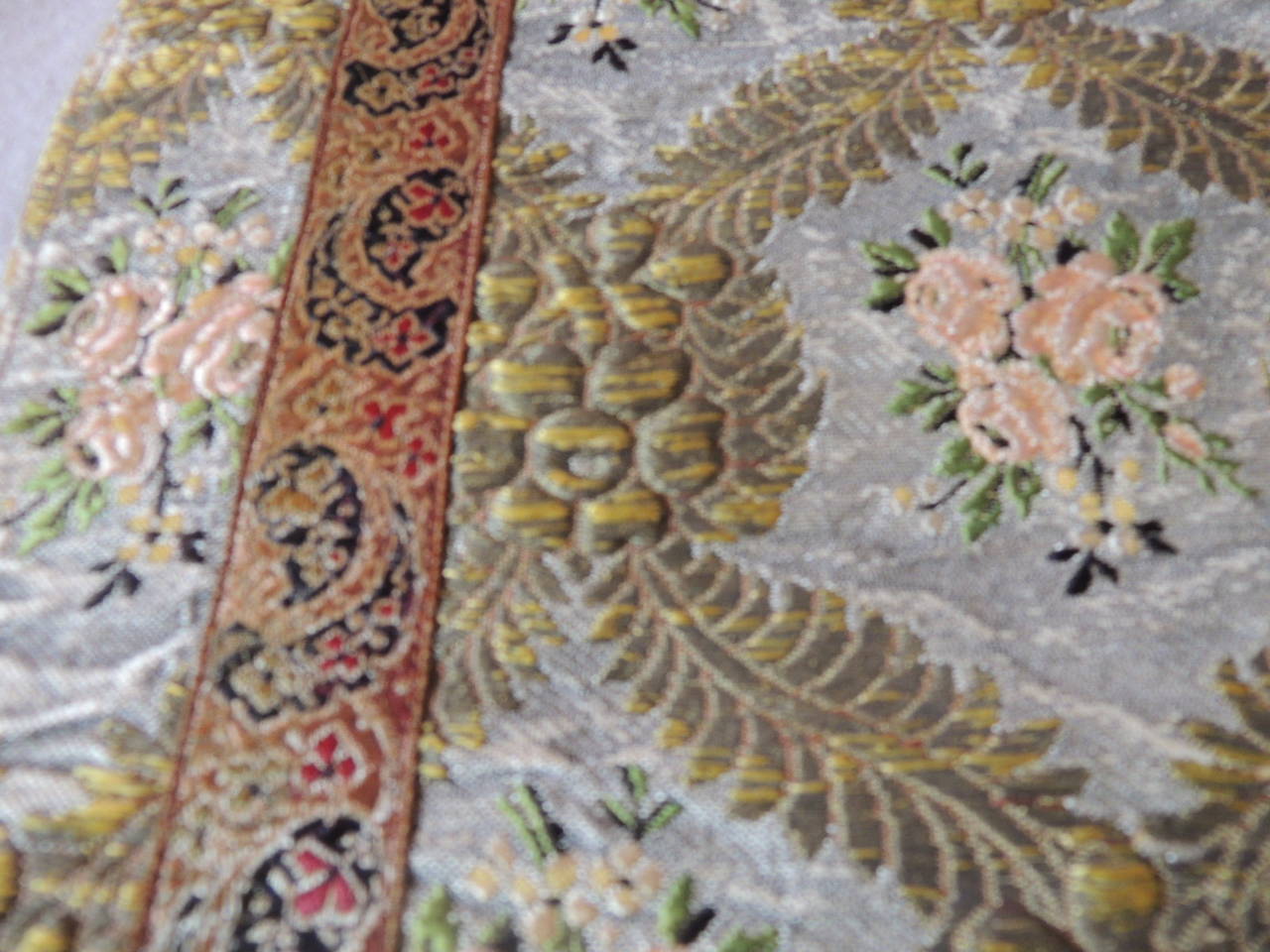 French Brocade Antique Textile For Sale 2