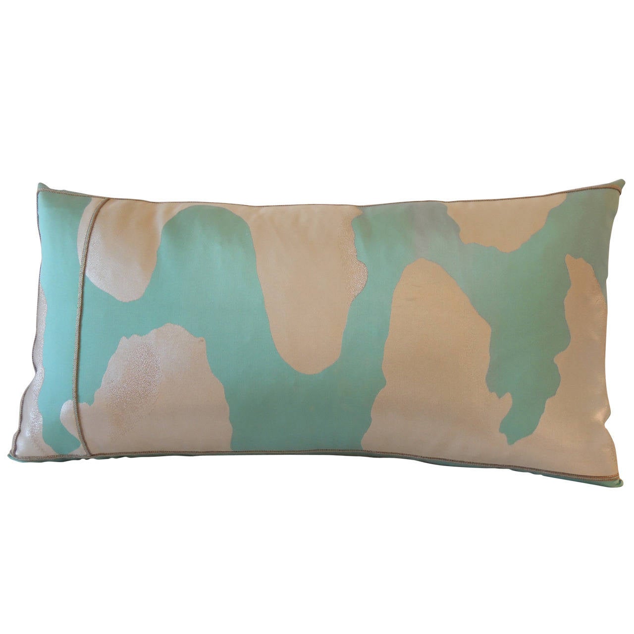 Vintage Japanese Obi Silk Bolster Pillow from Asia For Sale at 1stdibs