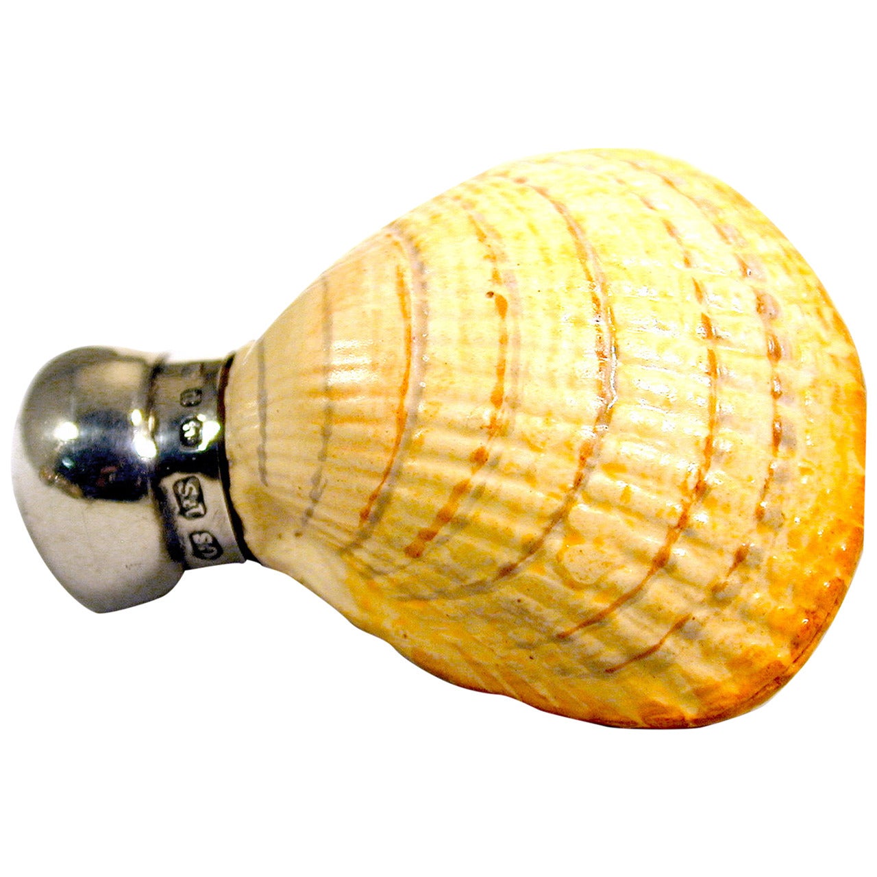 Antique Shell Shaped Scent Bottle For Sale