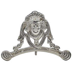 Antique Silver Menu Holder