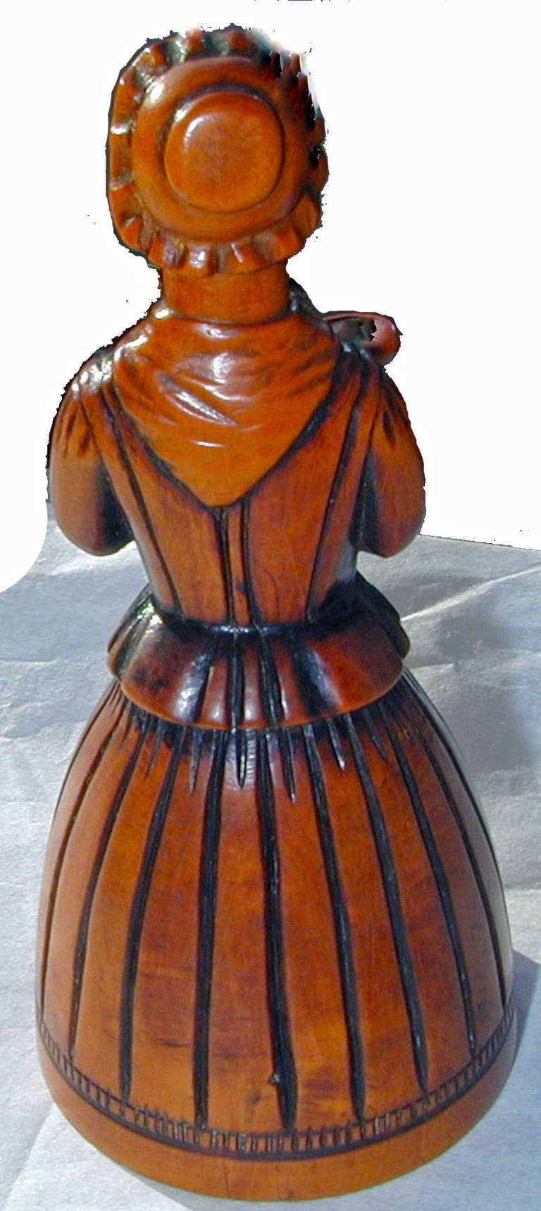Antique Boxwood Lady Candlesnuffer For Sale 2