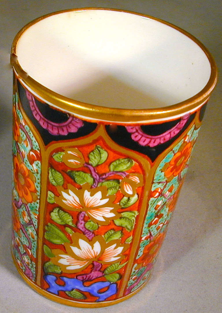 19th Century Antique Derby Spill Vase