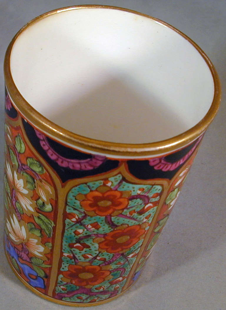 Porcelain Antique Derby Spill Vase