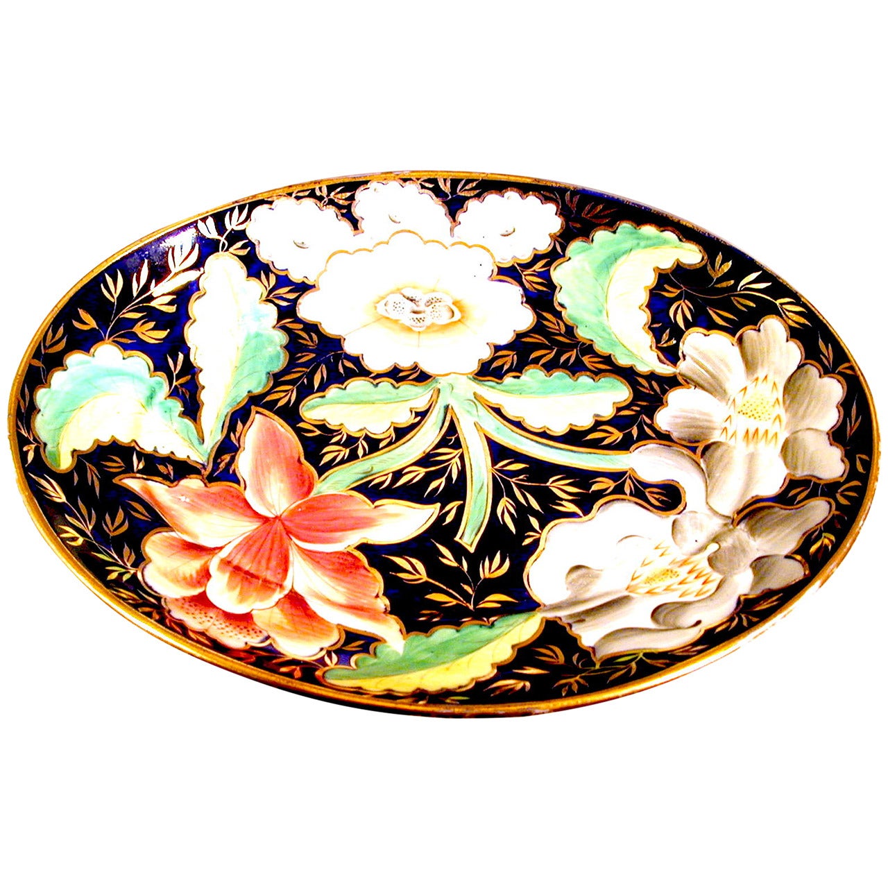 Antique Newhall Porcelain Dish For Sale
