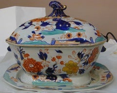 Antique Mason's Ironstone Soup Tureen with Undertray