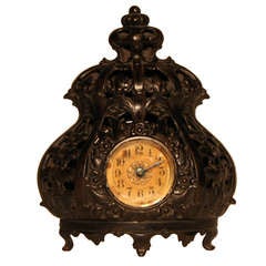 Cast Iron Mantle Clock