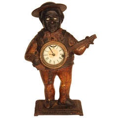 Antique Black Americana Clock