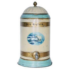 Antique Ice Water Decanter