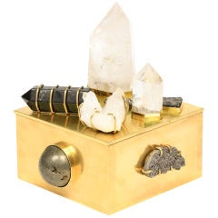 Crystal Quartz Bauble Box by Kelly Wearstler
