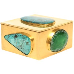 Turquoise Bauble Box by Kelly Wearstler