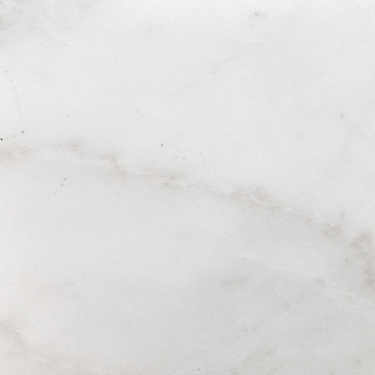 American Monolith Side Table in White Calacatta Marble