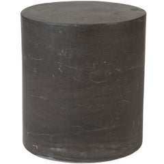 Monolith Side Table in Absolute Black Marble