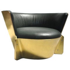 Solid Brass Patina Raceme Chair by Kelly Wearstler