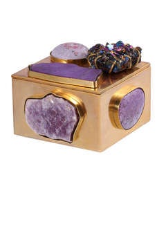 Amethyst Bauble Box by Kelly Wearstler