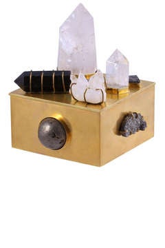 Crystal Quartz Bauble Box by Kelly Wearstler