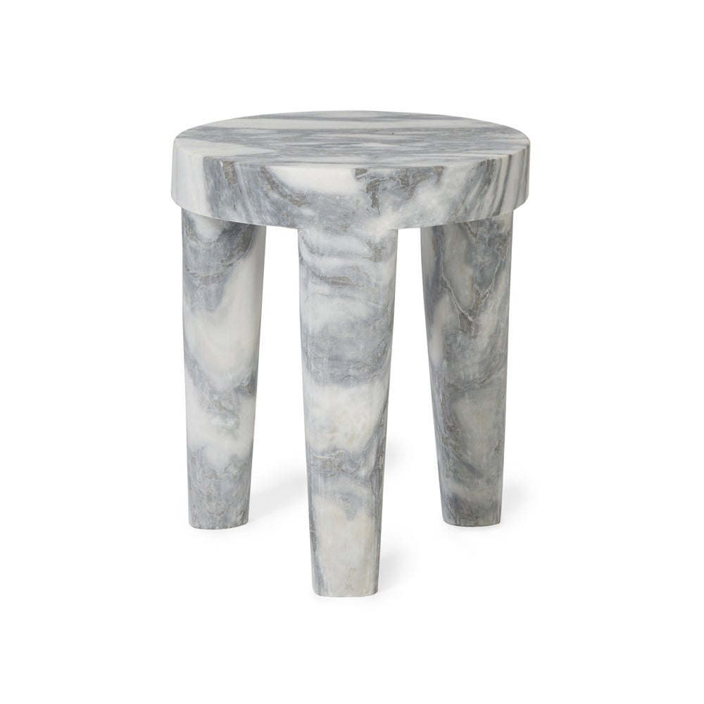 small marble stool