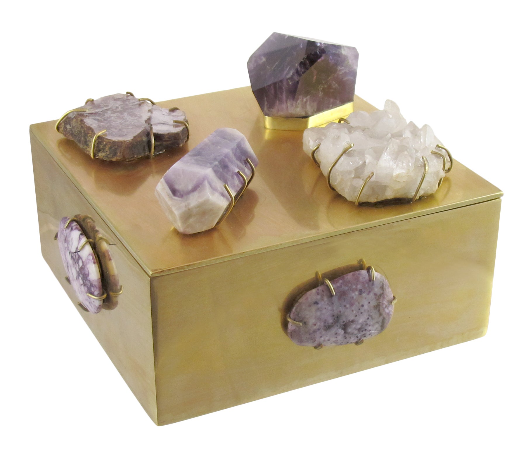 Violet and Quartz Bauble Box by Kelly Wearstler