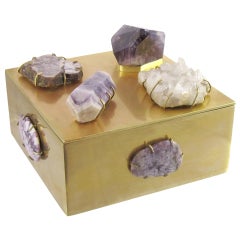 Boîte à bijoux Violet et Quartz de Kelly Wearstler