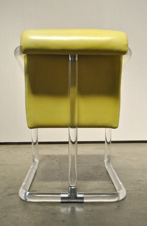 A Pair of Armchairs in Lucite by 