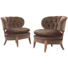 Pair of Fabulous Otto Schultz for BOET Lounge Chairs