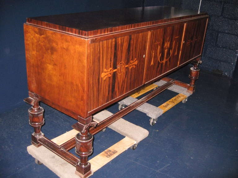 Spectacular & Important Carl Malmsten Swedish Grace Sideboard Buffet In Excellent Condition For Sale In Miami, FL