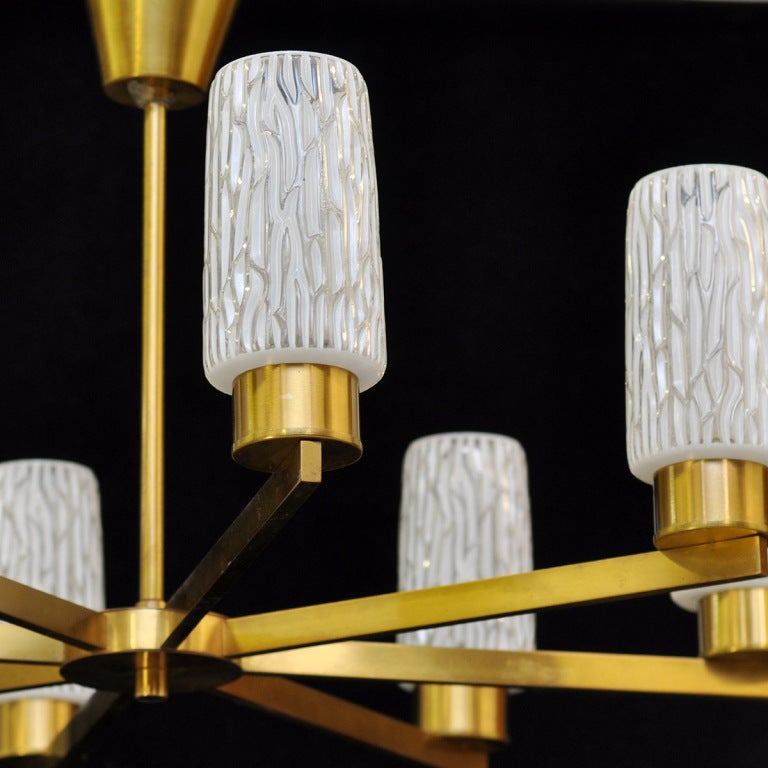 A 8-light Ceiling Fixture by Hans Agne Jakobsson