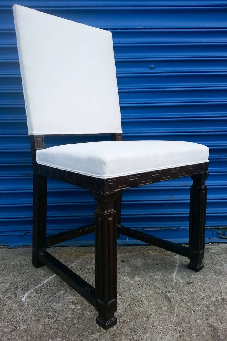 Set of 10 Elegant Ebonized Chairs by Axel Einar Hjorth Nordiska Kompaniet