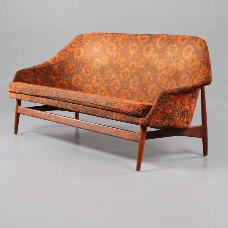 Modern Danish Settee by Ib Kofod Larsen Circa 1950